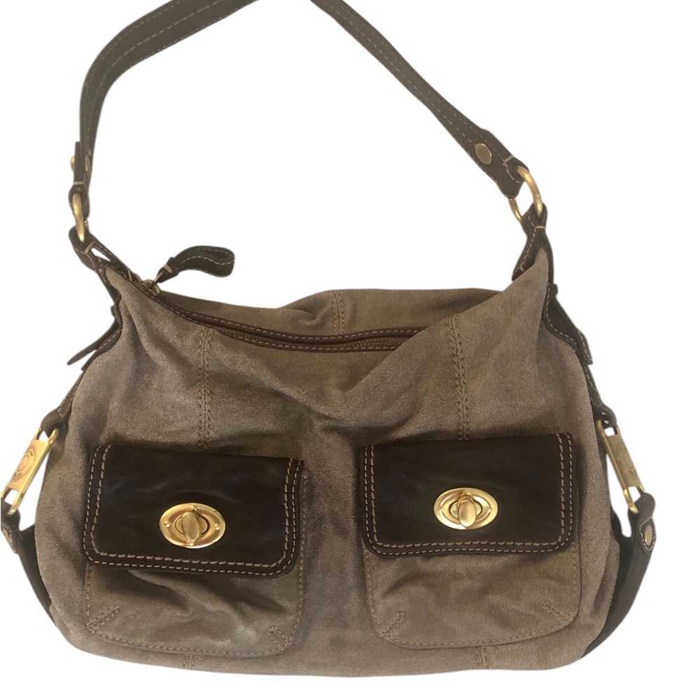 The Sak Suede Leather Hobo Shoulder Bag